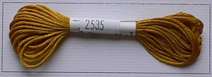 Soie dAlger Seidenstickgarn - Farbe 2535 warmes gelb