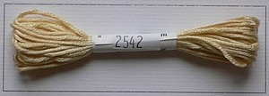 Soie dAlger Seidenstickgarn - Farbe 2542 gelb orange extra