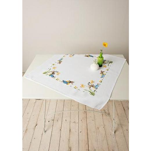 Stickpackung Tischdecke Hase - Rico Design (Ausverkauf)