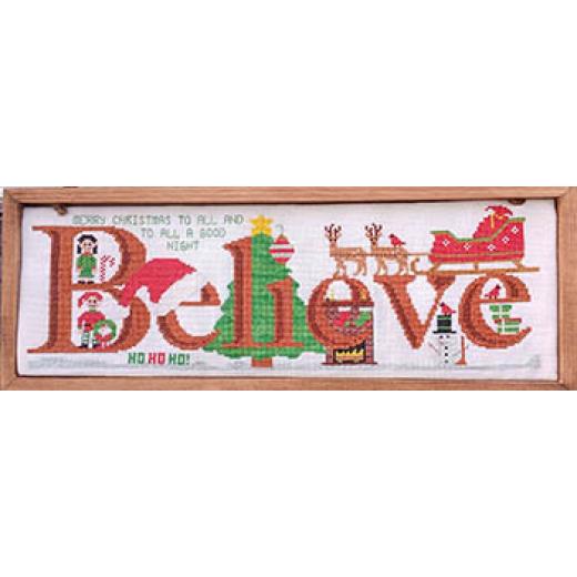 I Believe In Christmas - Sister Lou Stitches (Stickvorlage)