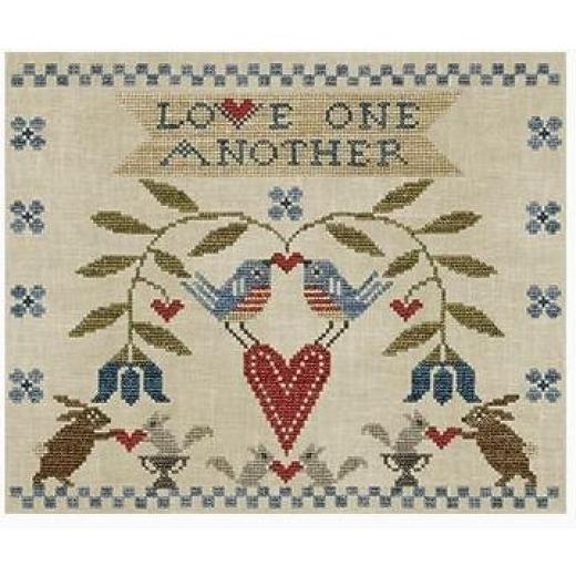 Love One Another - Artful Offerings (Stickvorlage)