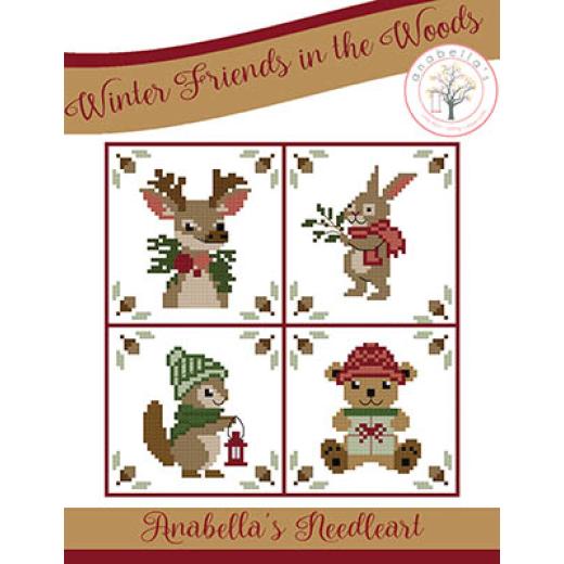 Winter Friends In The Woods - Anabellas (Stickvorlage)