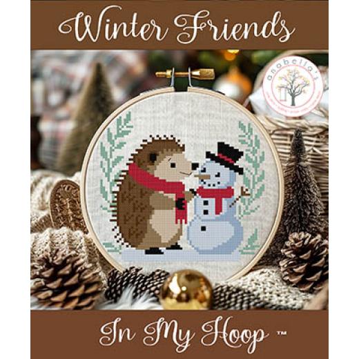 Winter Friends (Hedgehog & Snowman) - Anabellas (Stickvorlage)