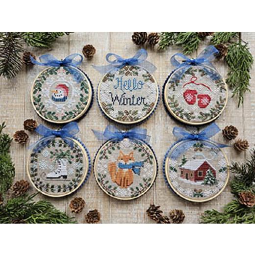 Winter Mini Rounds - Waxing Moon Designs (Stickvorlage)