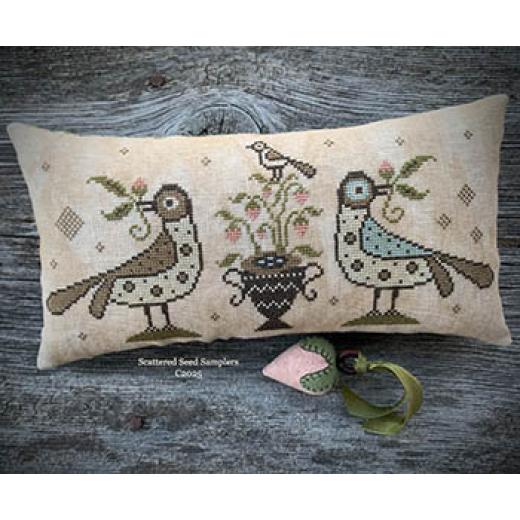 Nesting Together Pinkeep - Scattered Seeds Samplers (Stickvorlage)