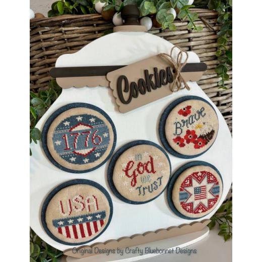 Crafty Bluebonnet Designs - Baked Fresh - Patriotic Cookies