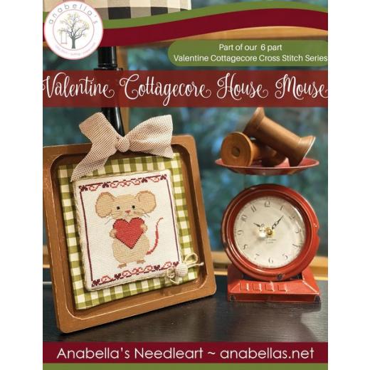Valentine Cottagecore House Mouse - Anabellas (Stickvorlage)