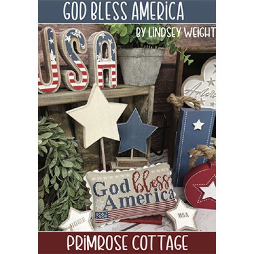 God Bless America - Primrose Cottage Stitches (Stickvorlage)