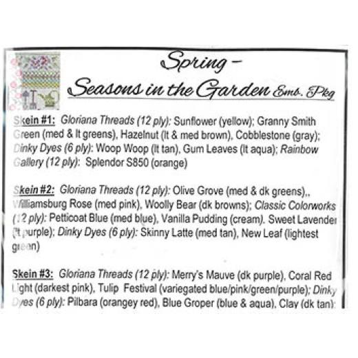 Jeannette Douglas - Seasons In The Garden - Spring (Embellishment Pack)