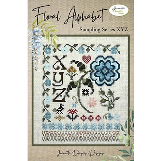 Jeannette Douglas - Floral Alphabet Sampling Series - XYZ