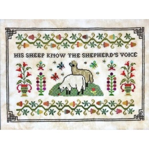 Monticello Stitches - His Sheep Know The Shepherds Voice