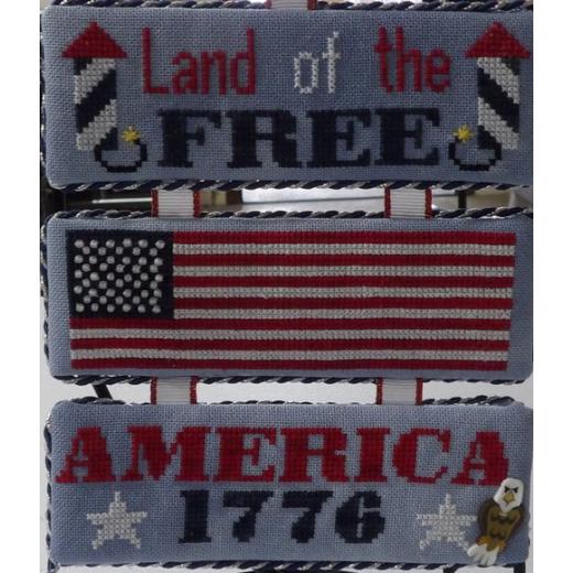 Barefoot Needleart - Star-Spangled Trio