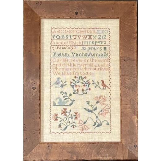 Queenstown Sampler Designs - Phebe Vanhouten 1827