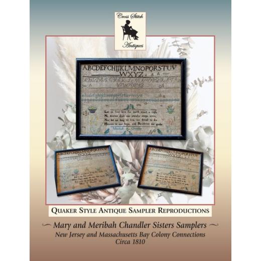 Cross Stitch Antiques - Mary And Meribah Chandler (Pink)