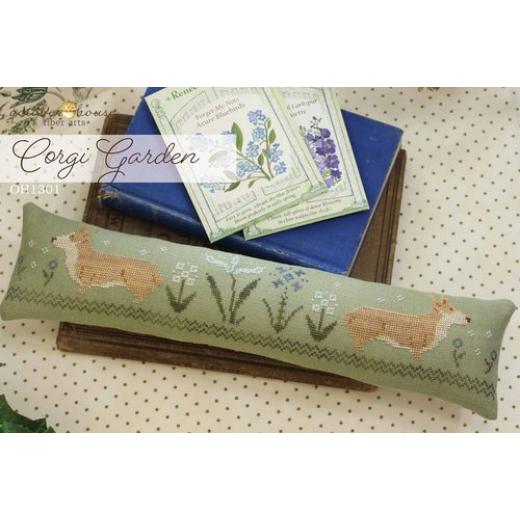 October House Fiber Arts - Corgi Garden