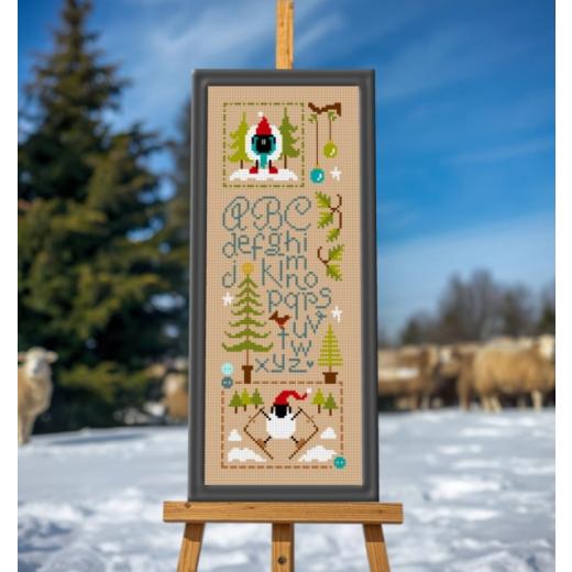 Histoires De Mouton En Hiver 1 - Jardin Privé (Stickvorlage)