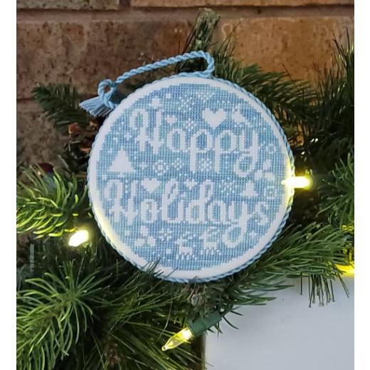 Wildflower Stitching - Happy Holidays Bauble