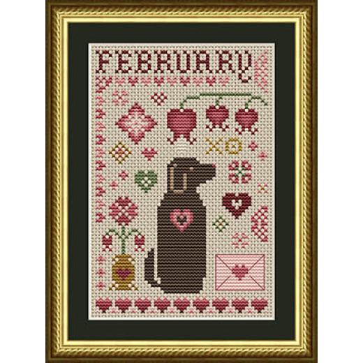 Happiness Is Heartmade - February Dog