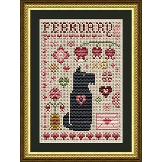 Happiness Is Heartmade - Scottie February Dog