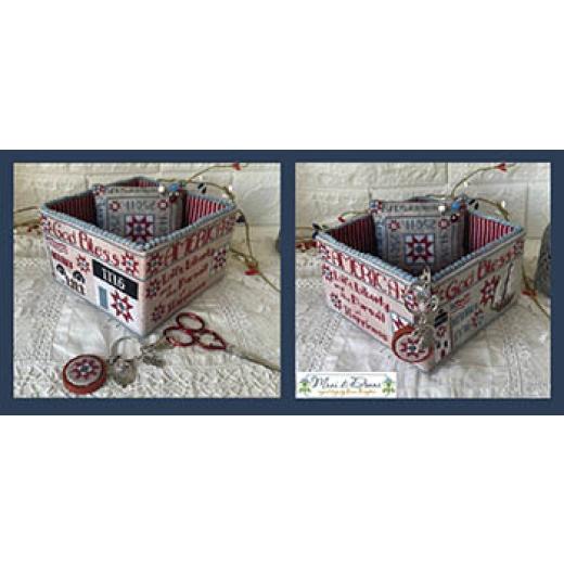 Mani Di Donna - American Patriotic Sewing Basket