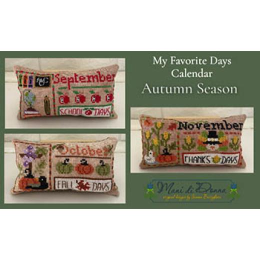 Mani Di Donna - My Favorite Days Calendar - Autumn (Sept, Oct, Nov)