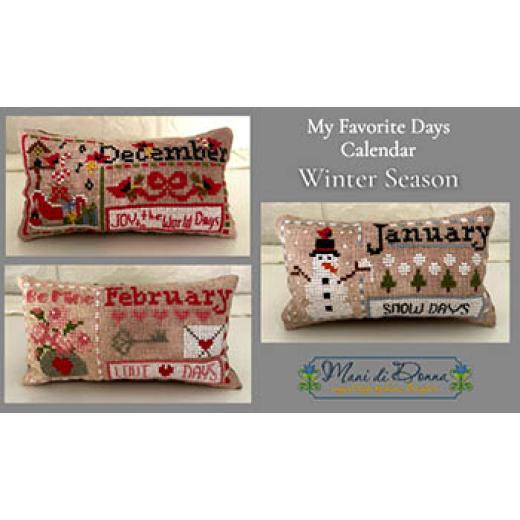 Mani Di Donna - My Favorite Days Calendar - Winter (Dec, Jan, Feb)