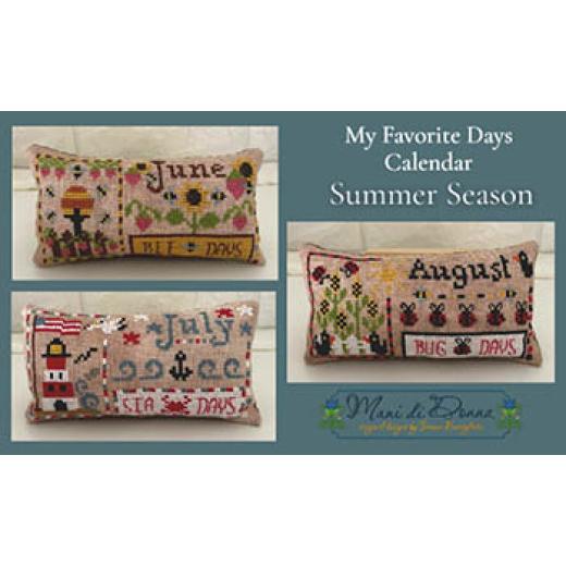 Mani Di Donna - My Favorite Days Calendar - Summer (Jun, Jul, Aug)