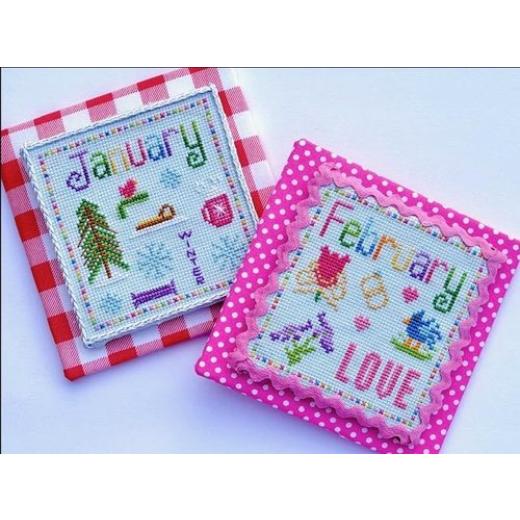 Pickle Barrel Designs - Year In Stitches - January & February