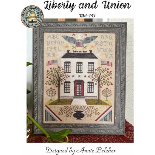 Annie Beez Folk Art - Liberty And Union
