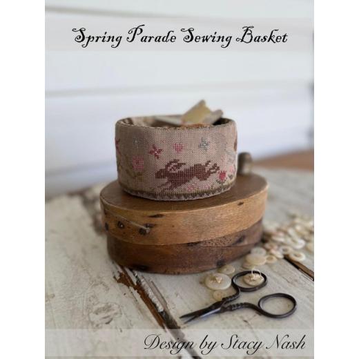 Stacy Nash Primitives - Spring Parade Sewing Basket