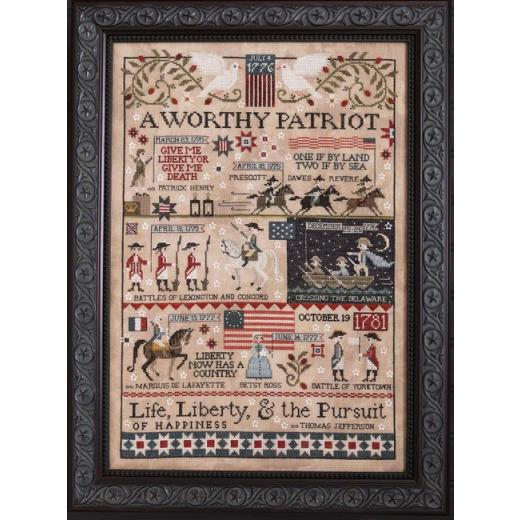 Plum Street Samplers - A Worthy Patriot