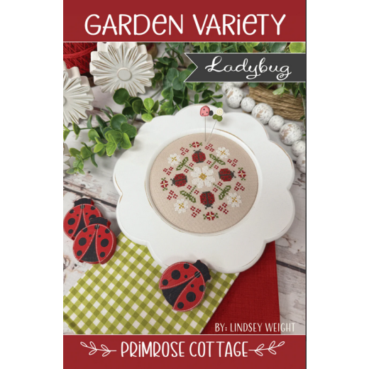 Primrose Cottage Stitches - Garden Variety Ladybug