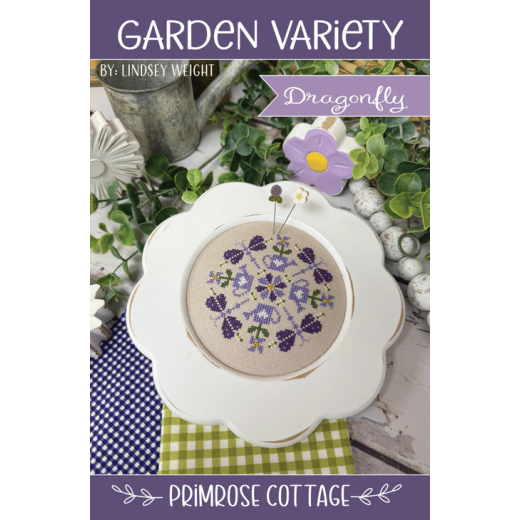 Primrose Cottage Stitches - Garden Variety Dragonfly