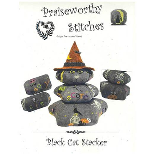 Praiseworthy Stitches - Black Cat Stacker