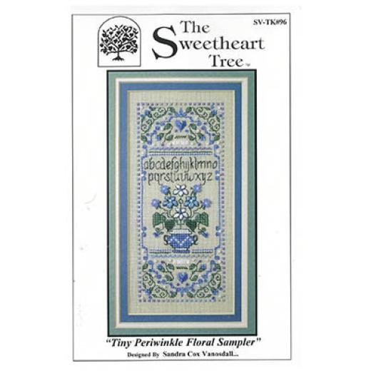The Sweetheart Tree - Tiny Periwinkle Floral Sampler