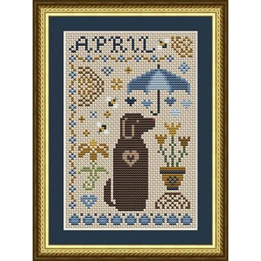 Happiness Is Heartmade - April Dog