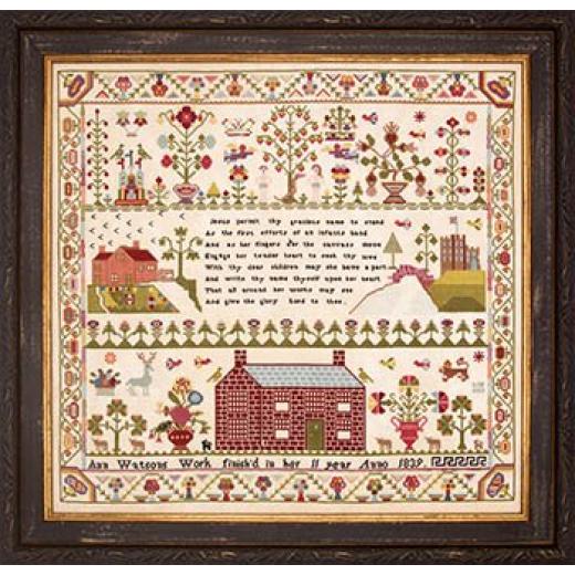 Hands Across The Sea Samplers - Ann Watson 1839