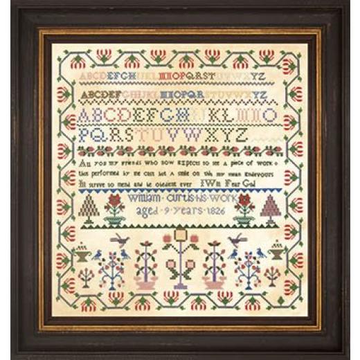 Hands Across The Sea Samplers - William Curtis 1826