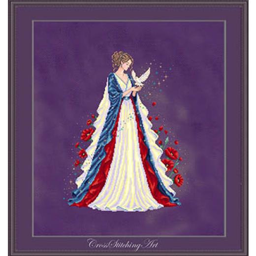 Cross Stitching Art - Lucia, The Light We Carry