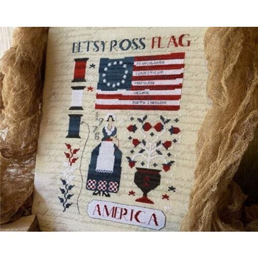 The Primitive Hare - Betsy Ross Flag