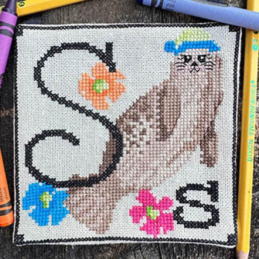 Luhu Stitches - Animal Alphabet Series - Sammy Seal