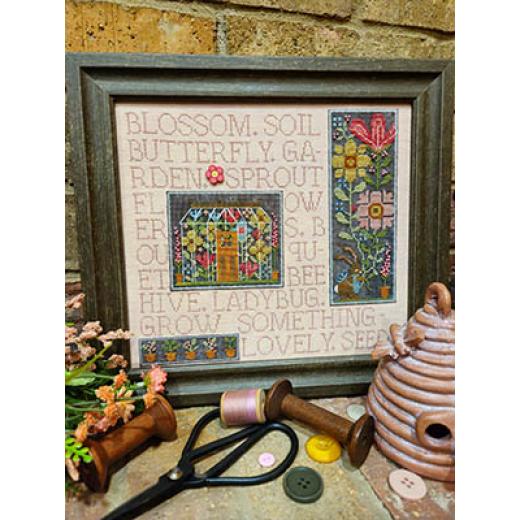 Quaint Rose Needle Arts - Mixed Media Needleart - Flower Garden