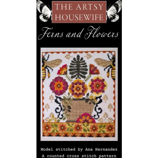 The Artsy Housewife - Ferns And Flowers