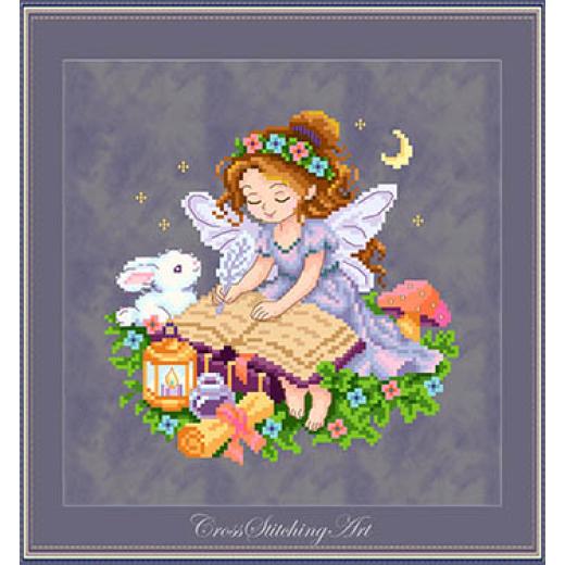 Cross Stitching Art - Alice And Her Tiny Treasures
