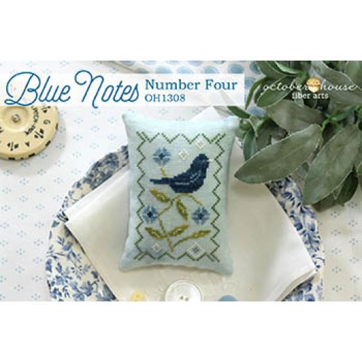 October House Fiber Arts - Blue Notes - Number Four