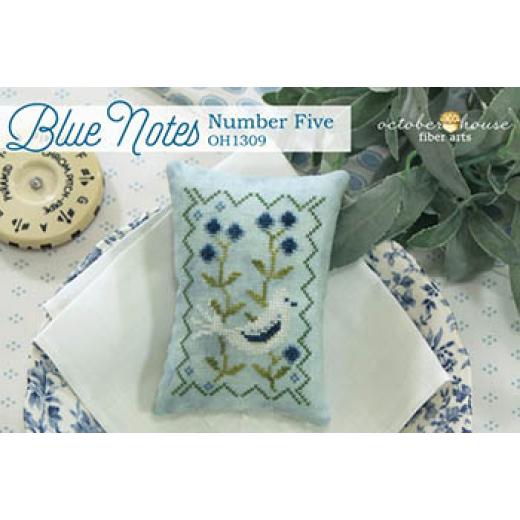 October House Fiber Arts - Blue Notes - Number Five