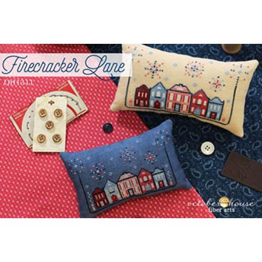 October House Fiber Arts - Firecracker Lane