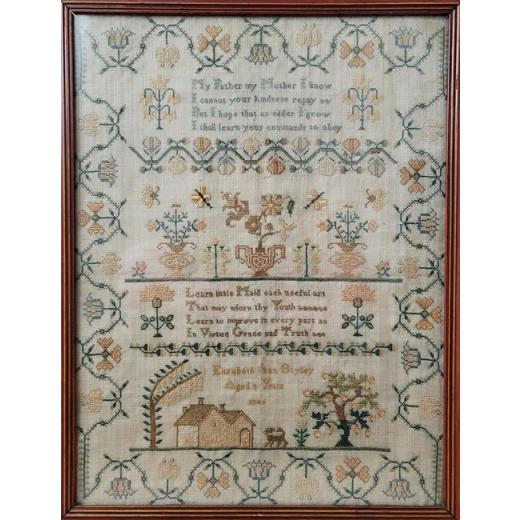 Hello From Liz Mathews - Golden Sampler Reproduction