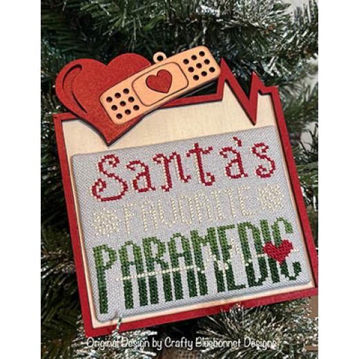 Crafty Bluebonnet Designs - Santas Favortie Paramedic