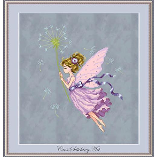 Cross Stitching Art - Auretta, The Windborne Wisp